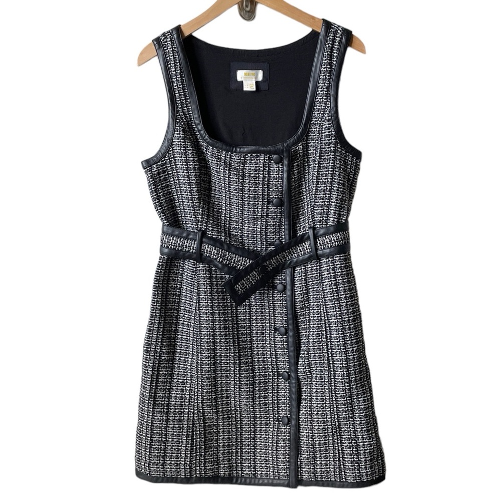 Anthro Maeve tweed mini dress size 10 - Picture 6 of 16